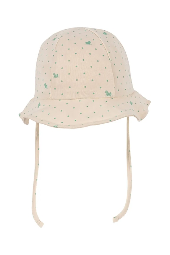 Chlapec Fanga Fontana čiapka detská bavlnená FIO JERSEY SUN HAT OCS FA100064 béžová