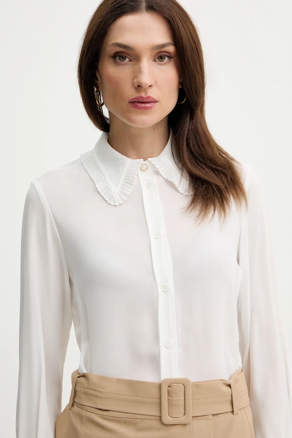 Silvian Heach cămașă YUOMI alb GPP26152CA