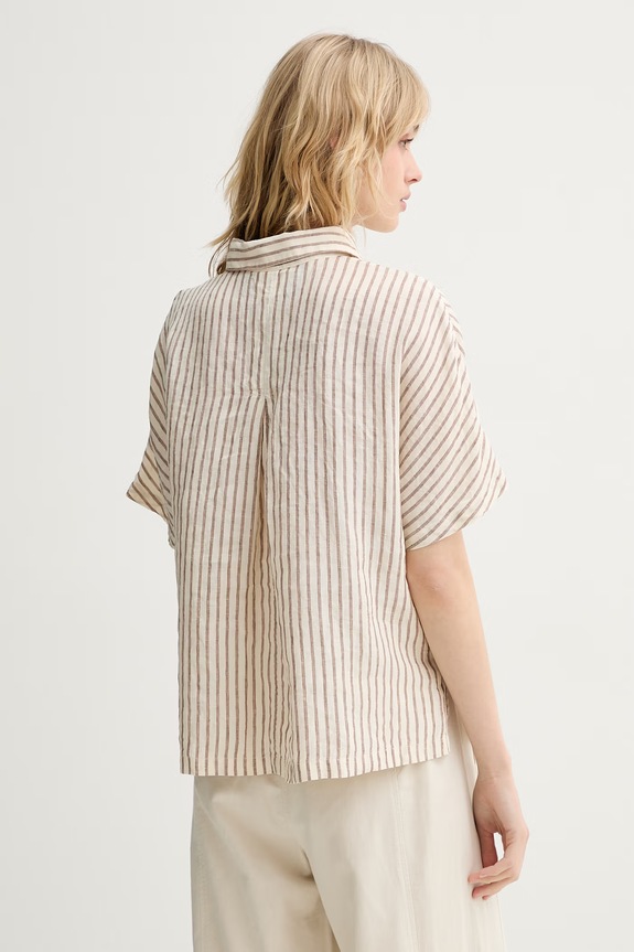 Odzież Marc O'Polo koszula damska lniana 5000014082 beżowy