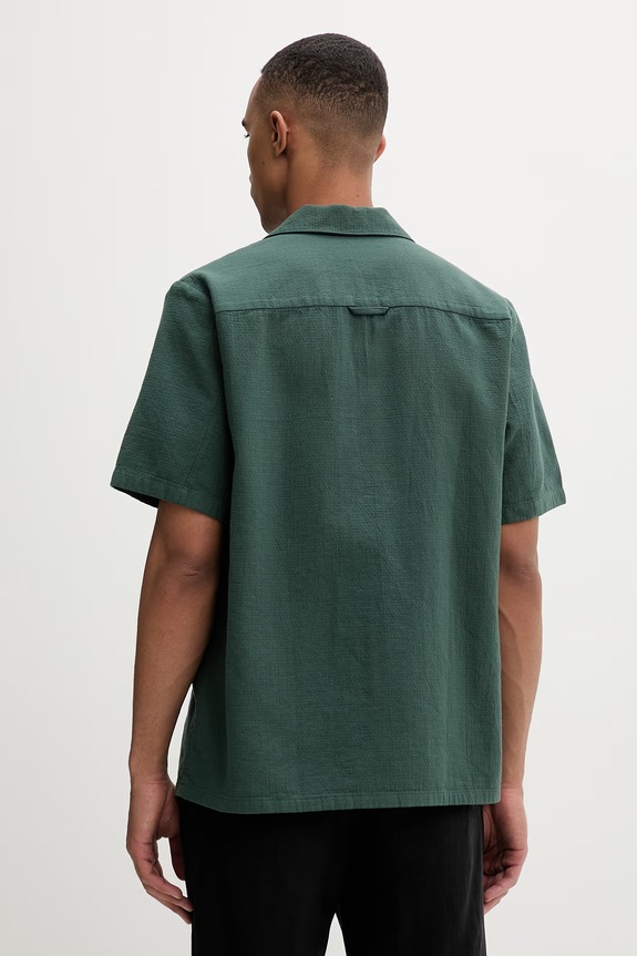 Odzież Marc O'Polo koszula męska bawełniana 5000010060 zielony