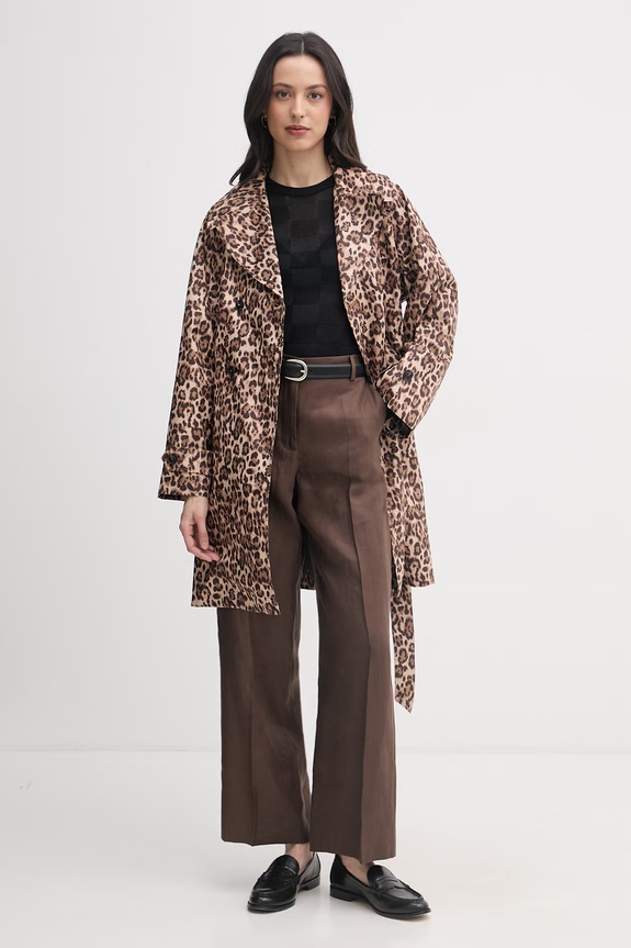 Save The Duck trencz damski TECLA D42662W.TARK22 brązowy ZS26