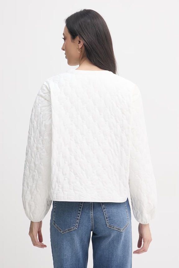 Odzież Save The Duck kurtka przejściowa damska FARA D32717W.POBY22 biały