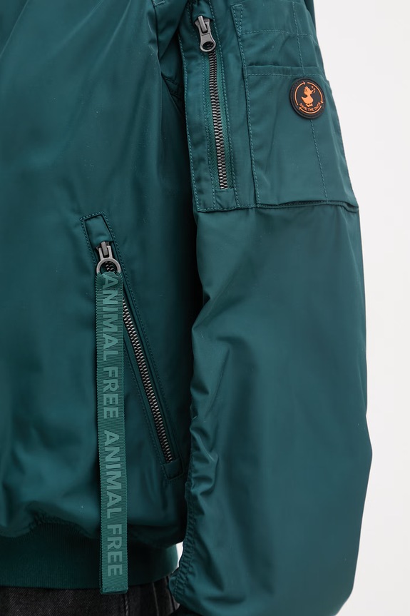 Save The Duck bomberka damska LIL D32105W.TWIL22 zielony