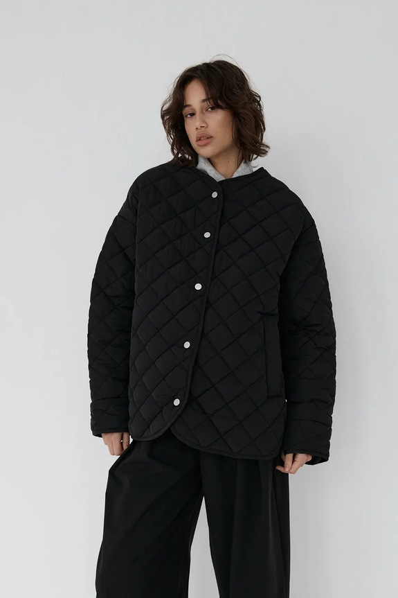 Muuv. geacă de tranziție pentru femei MAR pik.kurtka.oversize.MAR negru ZS26