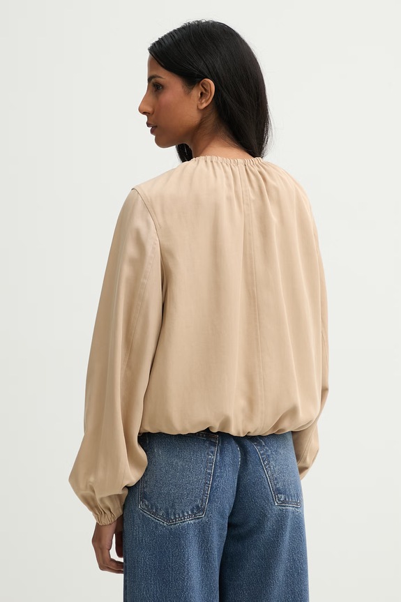 Odzież Marc O'Polo bomberka damska z lyocellem 5000014069 beżowy