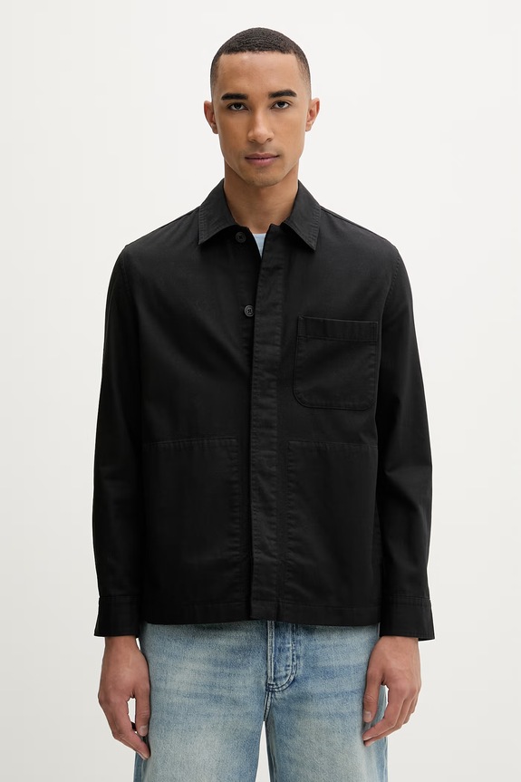 Marc O'Polo kurtka męska z lnem czarny 5000013994