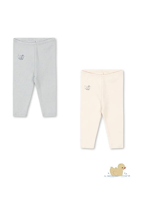 Fanga Fontana legginsy dziecięce PERLA 2 PACK PANTS OCS beżowy FA100083