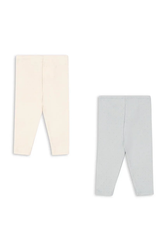 Fanga Fontana legginsy dziecięce PERLA 2 PACK PANTS OCS FA100083 beżowy ZS26