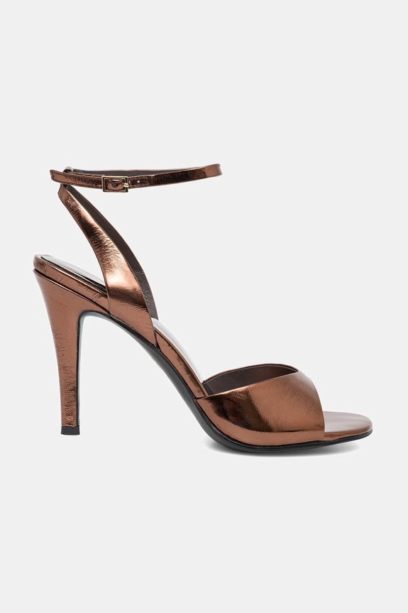 Кожаные сандалии Jeffrey Campbell Bar-Hop JC.1584.1.22 коричневый SS26