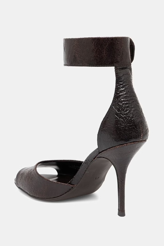 Obuwie Jeffrey Campbell sandały skórzane LA-VIDA U361.01.005 brązowy