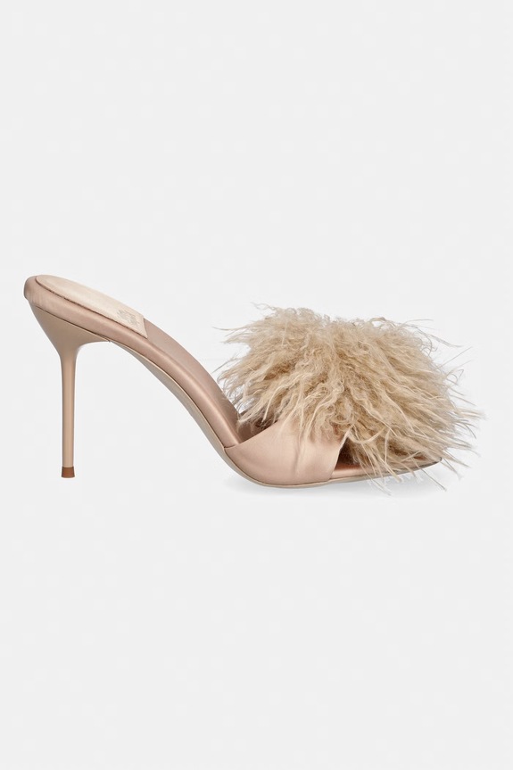 Šľapky Jeffrey Campbell Shopaholic JC.1804.3.7 zlatá SS26