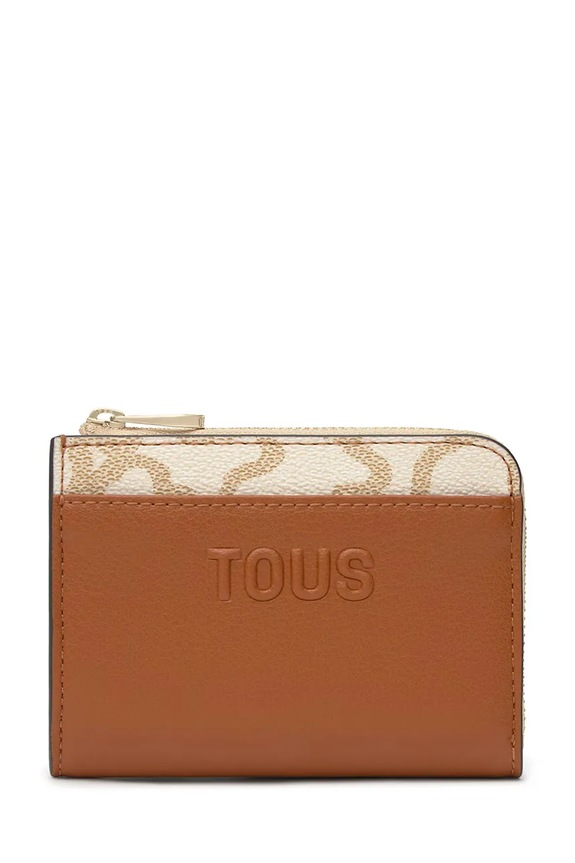 Tous portofel Kaos Icon imitatie de piele maro 2002357443
