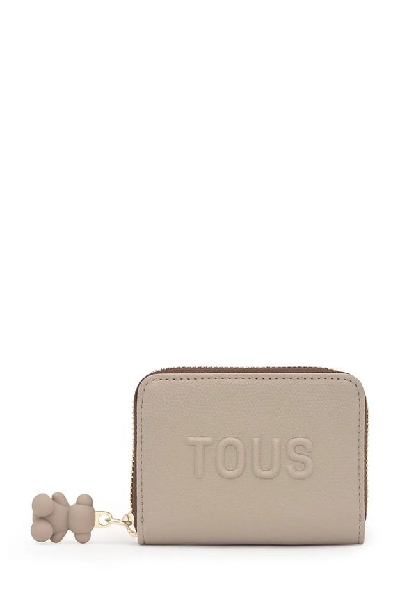 Tous portofel imitatie de piele bej 2002374143