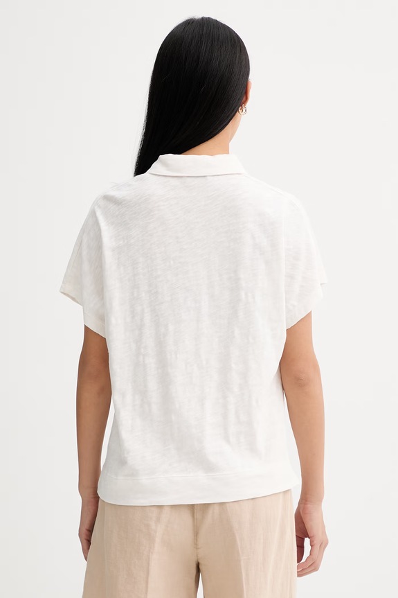 Odzież Marc O'Polo polo damskie bawełniane 5000014115 beżowy