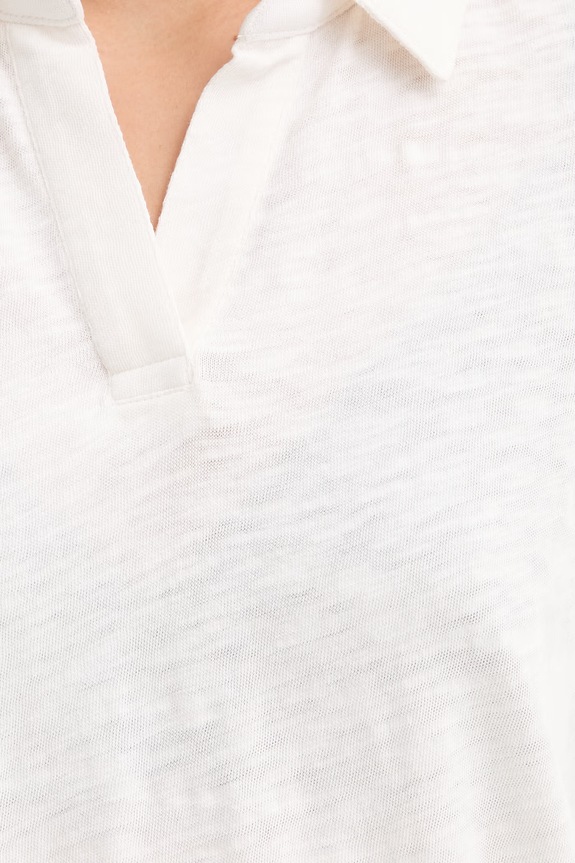 Marc O'Polo polo damskie bawełniane 5000014115 beżowy