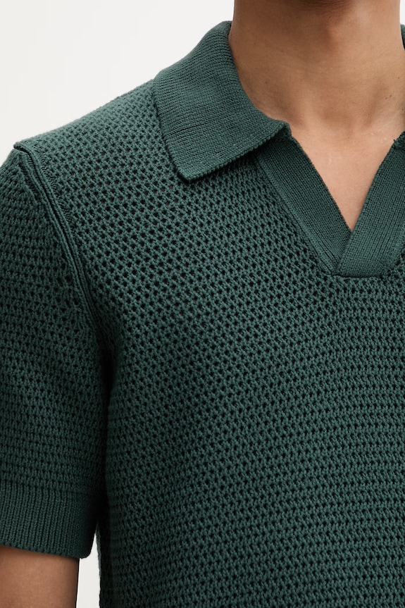 Marc O'Polo polo pentru bărbați, din bumbac 5000010063 verde
