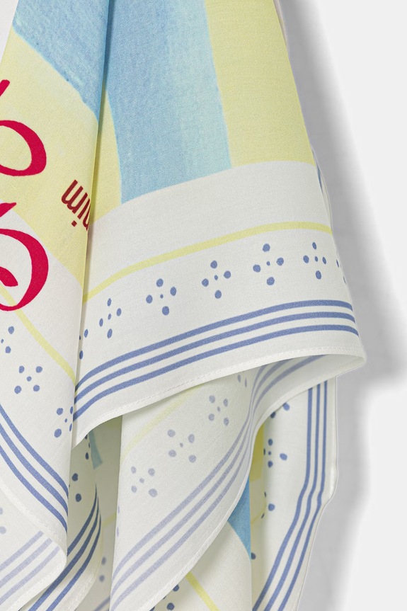 Marc O'Polo φουλάρι γυναικείο με βισκόζη 5000010022 κίτρινο ZS26