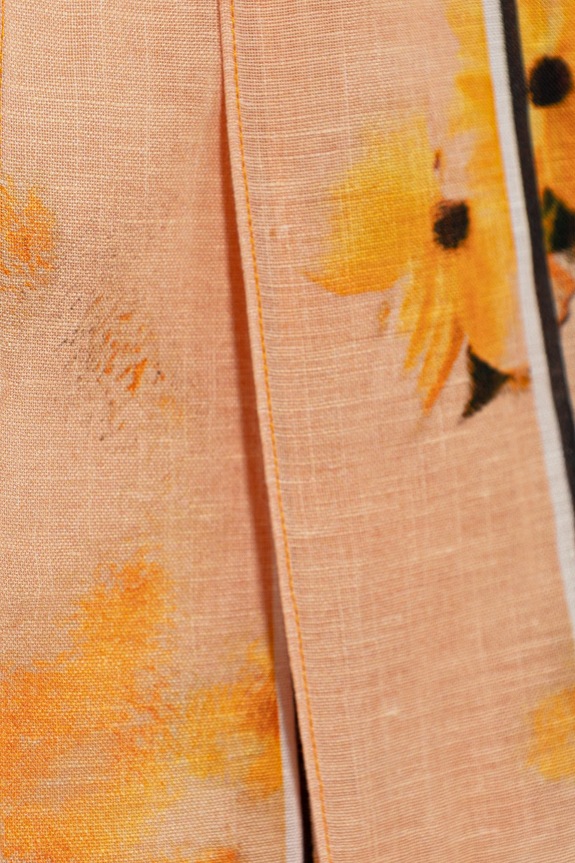 Marc O'Polo σάλι γυναικείο από πρόσμιξη λινού 5000014164 πορτοκαλί ZS26