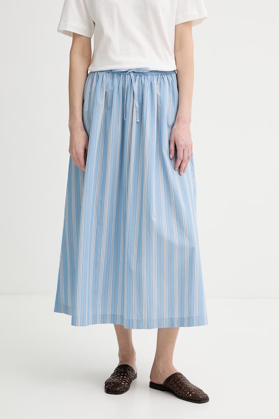 Marc O'Polo φούστα βαμβακερή μπλε 5000011167