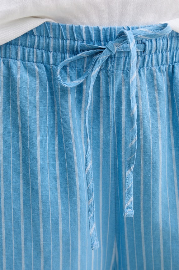 Marc O'Polo pantaloni pentru femei, din bumbac albastru 5000010111