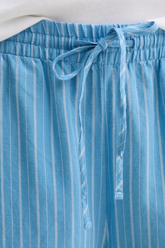 Marc O'Polo pantaloni pentru femei, din bumbac albastru 5000010111