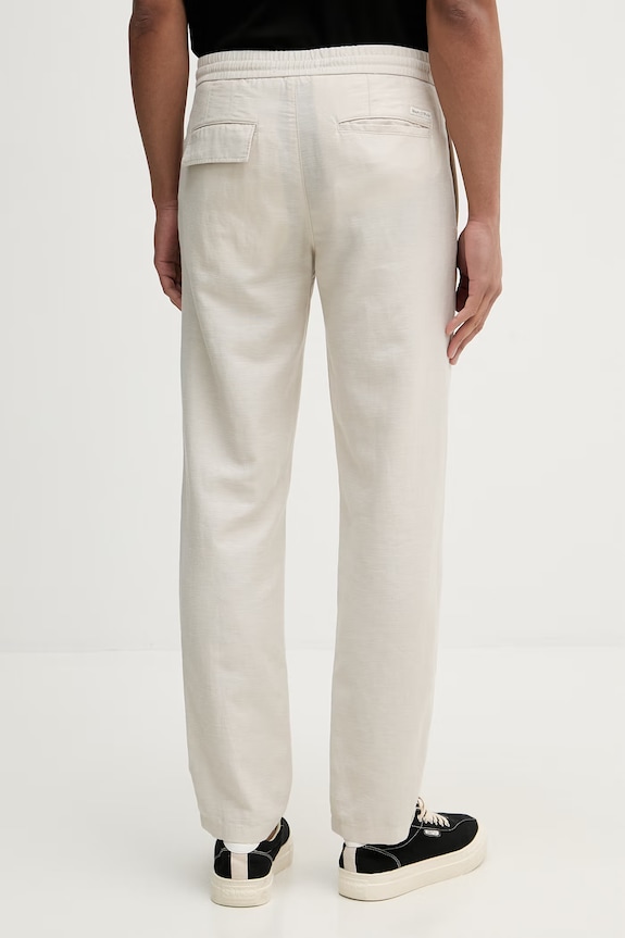Abbigliamento Marc O'Polo pantaloni da uomo con lino 5000013922 beige