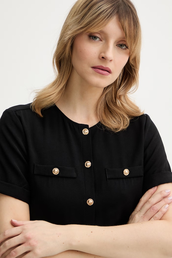 Silvian Heach rochie HESPER negru GPP26461VE