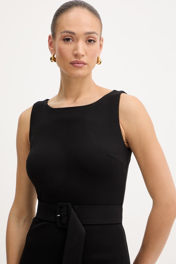 Silvian Heach rochie PRISON negru GPP26251VE
