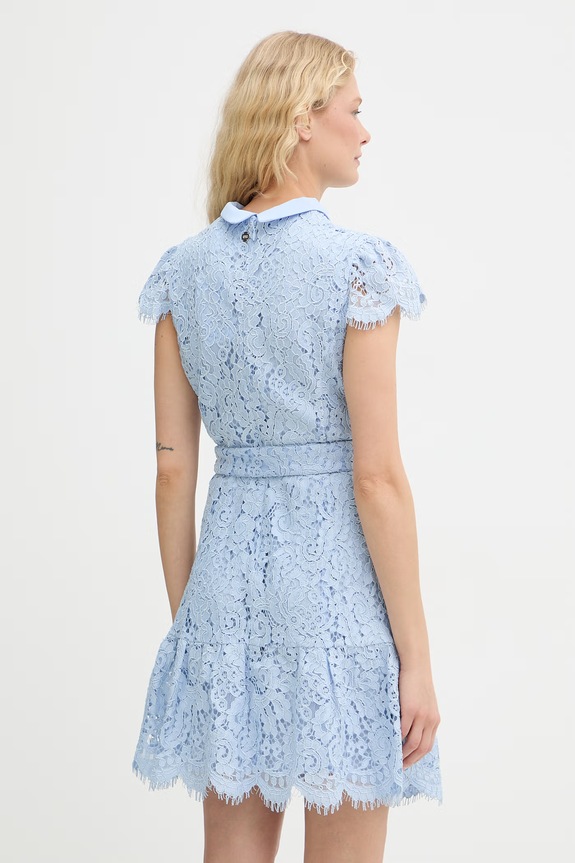 Îmbrăcăminte Silvian Heach rochie dantelă GELAO GPP26330VE albastru
