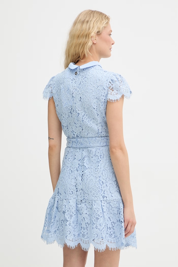 Îmbrăcăminte Silvian Heach rochie dantelă GELAO GPP26330VE albastru