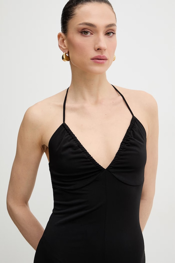 Silvian Heach rochie VISIOM negru GPP26084VE