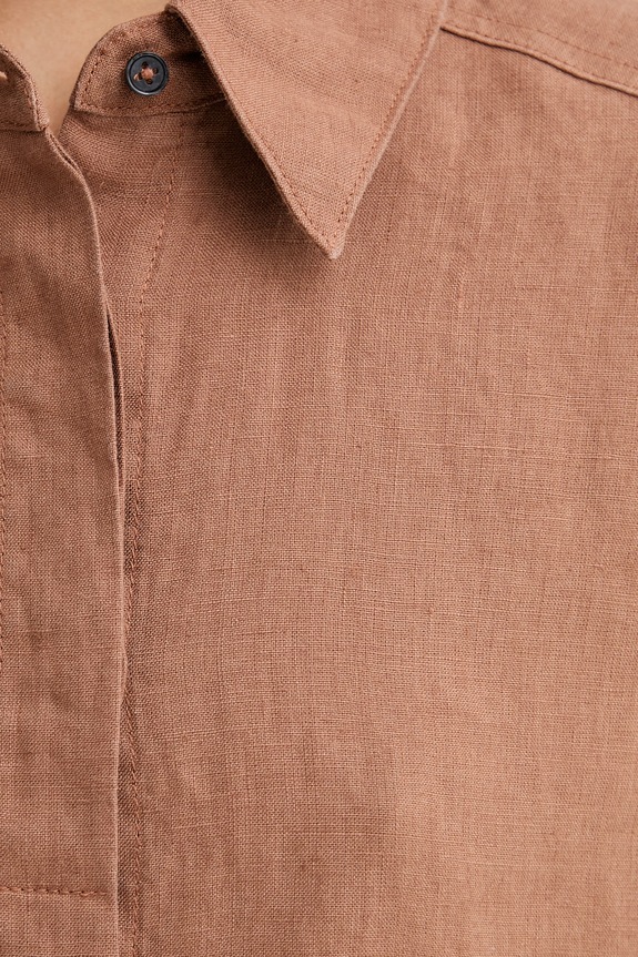 Marc O'Polo rochie din in 5000014942 maro