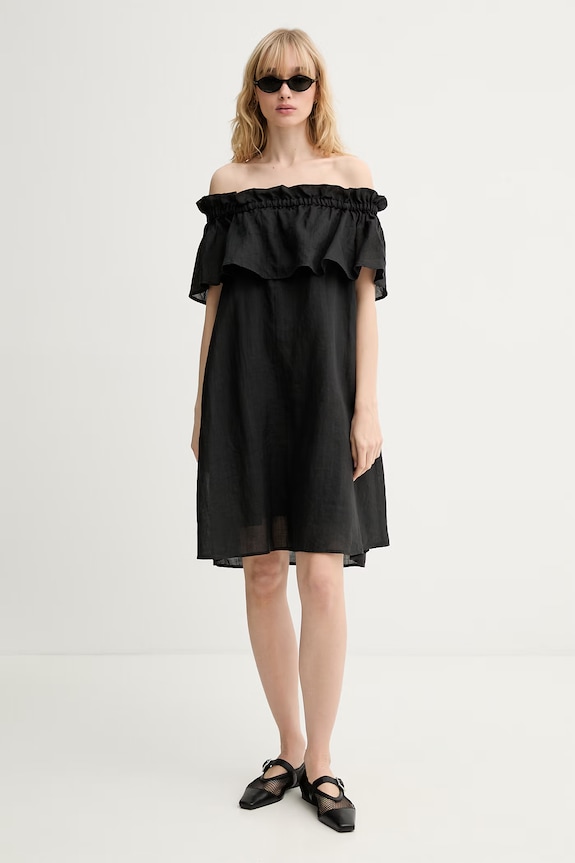 Marc O'Polo rochie de vară 5000014077 negru ZS26