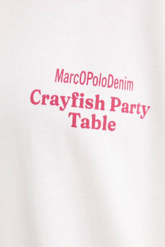 Marc O'Polo sukienka bawełniana 5000010192 biały