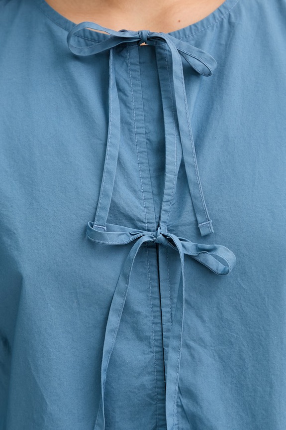 Marc O'Polo vestito svasato in cotone 5000010260 blu