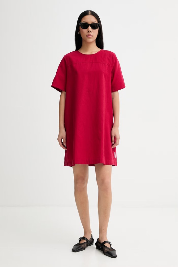 Marc O'Polo rochie de vară cu in 5000010265 rosu ZS26