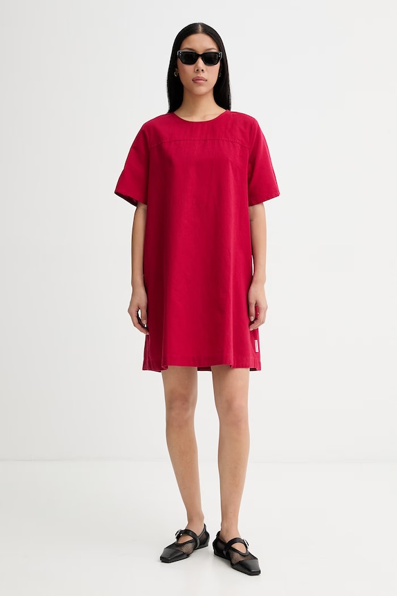 Marc O'Polo rochie de vară cu in 5000010265 rosu ZS26
