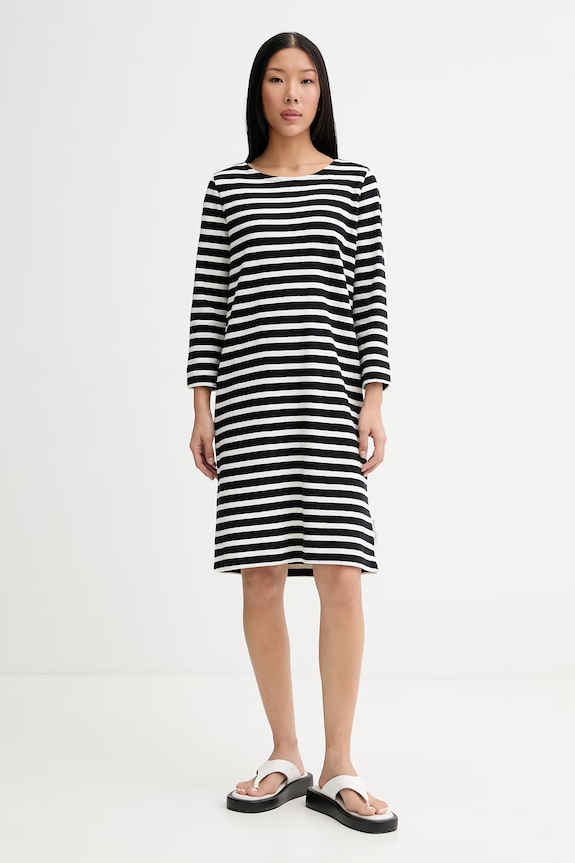 Marc O'Polo rochie din bumbac negru 5000014189
