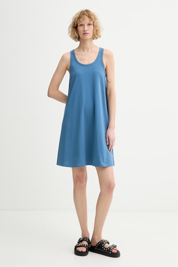 Marc O'Polo rochie din bumbac albastru 5000010188