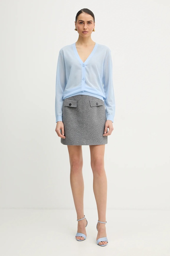 Silvian Heach cardigan AGARWA GPP26519CD albastru ZS26