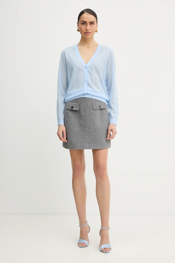 Silvian Heach cardigan AGARWA GPP26519CD albastru ZS26