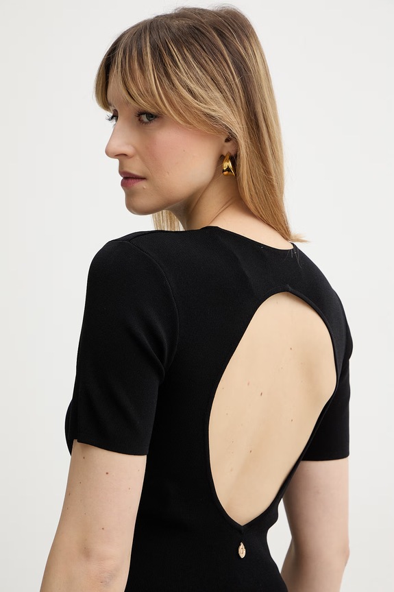 Îmbrăcăminte Silvian Heach tricou CHAGI GPP26383MA negru