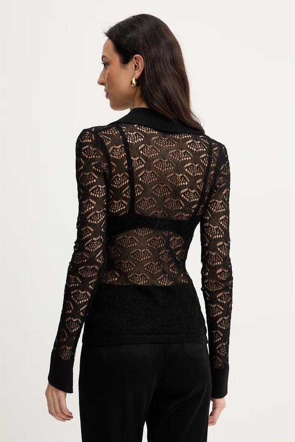 Îmbrăcăminte Silvian Heach cardigan DIPONDI CVP26006CD negru