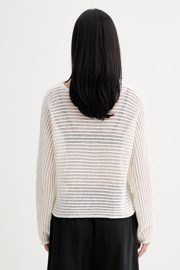 Odzież Marc O'Polo sweter damski z lnem 5000014141 beżowy