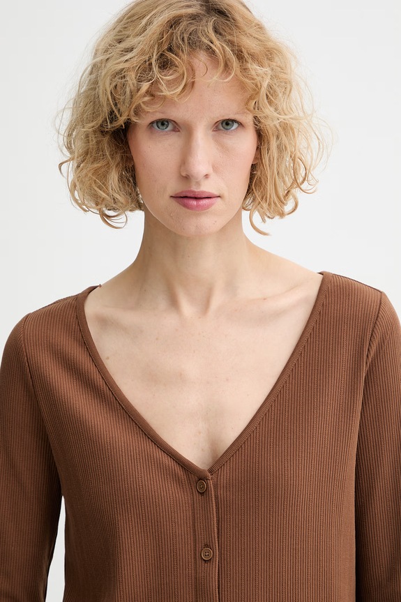 Marc O'Polo cardigan pentru femei maro 5000010166