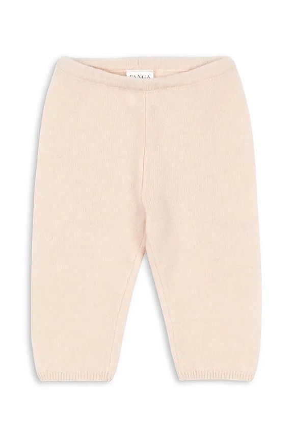 Vunene hlače za bebe Fanga Fontana SAVORA DUE PANTS bez uzorka roza FA100081