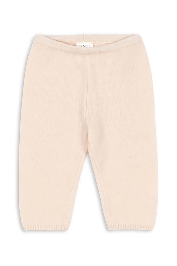 Vunene hlače za bebe Fanga Fontana SAVORA DUE PANTS bez uzorka roza FA100081
