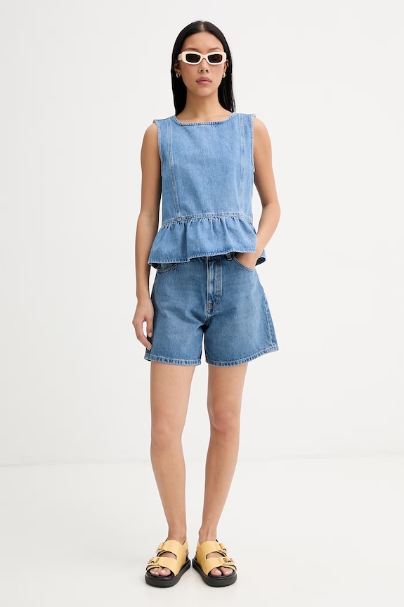 Marc O'Polo szorty damskie jeansowe 5000009787 czarny ZS26