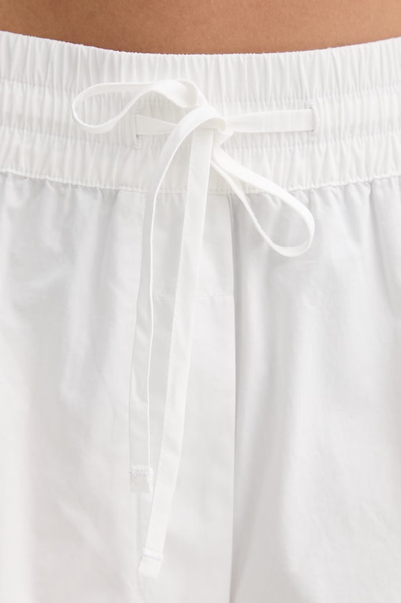 Marc O'Polo pantaloni scurți pentru femei, din bumbac alb 5000013534