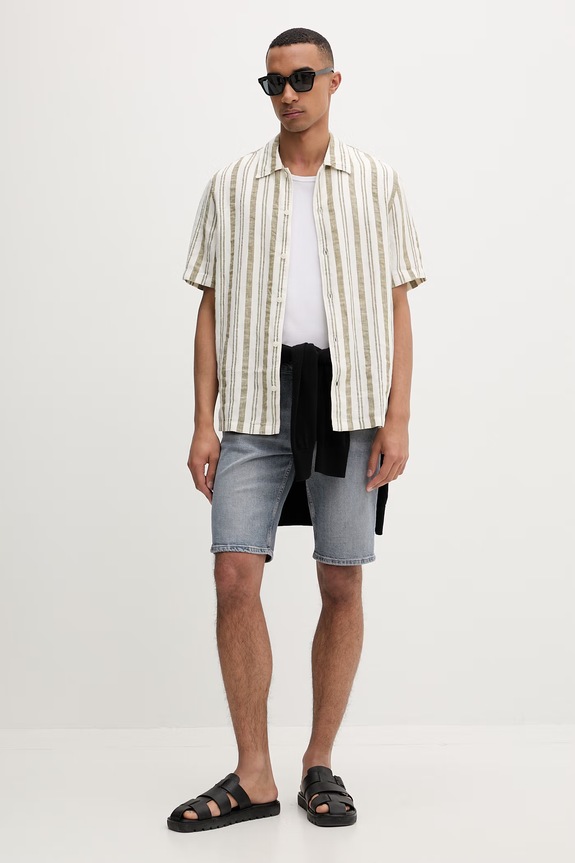 Marc O'Polo šortky pánske rifľové 5000009742 modrá ZS26